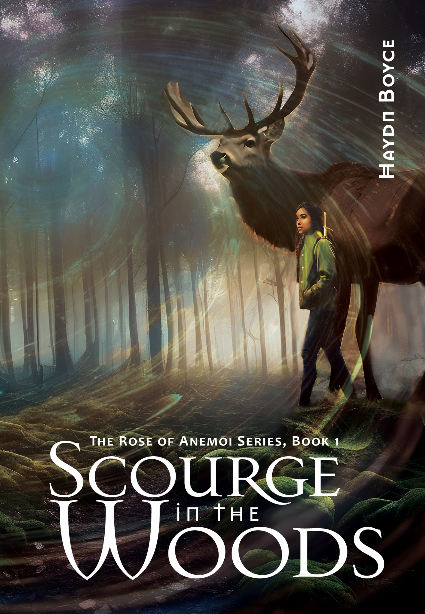 Scourge in the Woods, Book One of The Rose of Anemoi, cover art